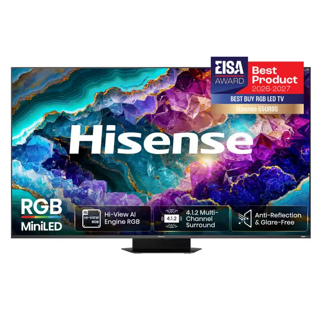 Hisense 65" UR9S RGB MiniLED 4K Smart-TV (2026)