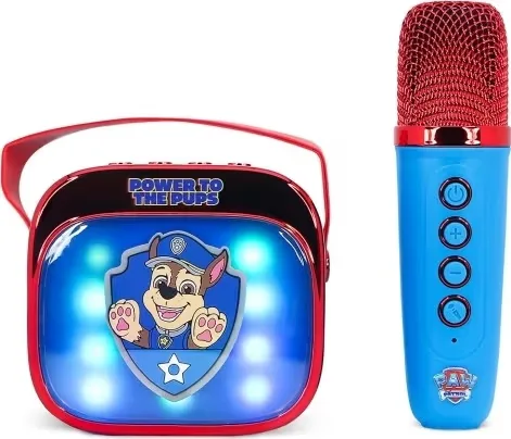 PAW PATROL Karaoke Speaker Popsing Microphone LED