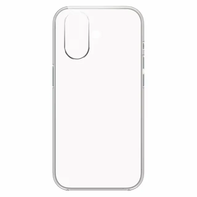 iPhone 16 Plus slimmat skal i mjuk TPU, Transparent