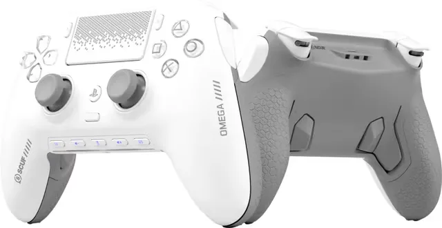 Scuf Omega PS5/PC trådlös handkontroll (vit)