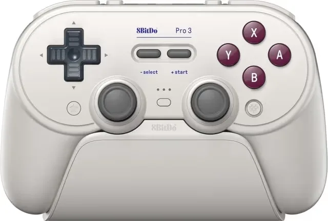 8Bitdo Pro 3 Bluetooth-spelkontroll G Classic, grå