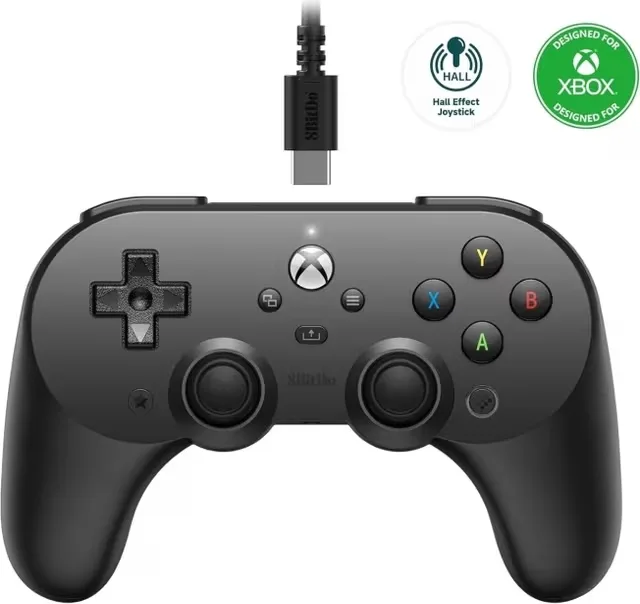 8Bitdo Pro 2 trådbunden Xbox Gamepad Svart