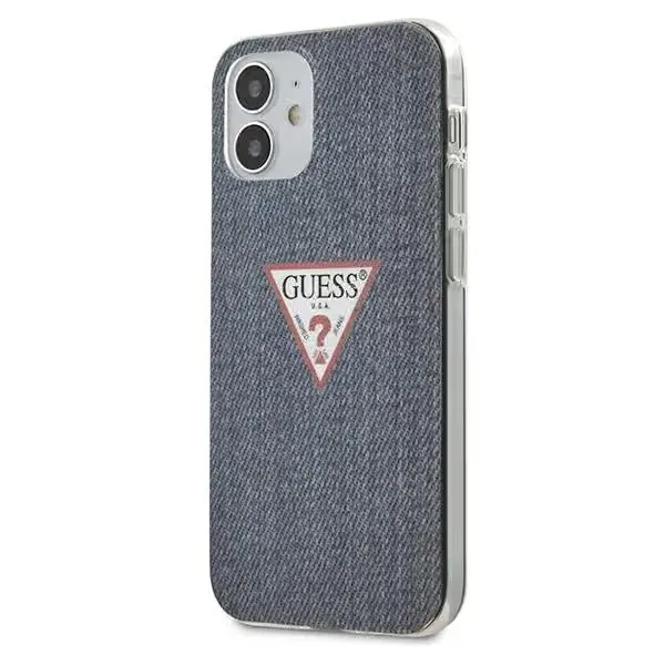 Guess skal iPhone 12 Mini Jeans Collection Mörk Blå