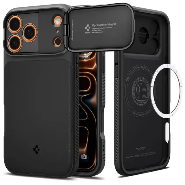 Spigen Mobilskal till iPhone 17 Pro Max MagSafe Optik Armor