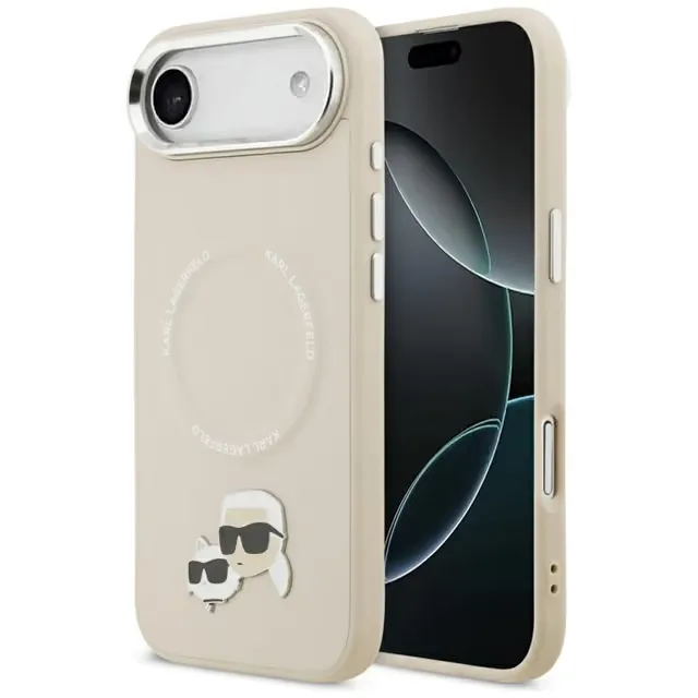 Karl Lagerfeld Mobilskal till iPhone Air MagSafe Karl Och Choupette Pins