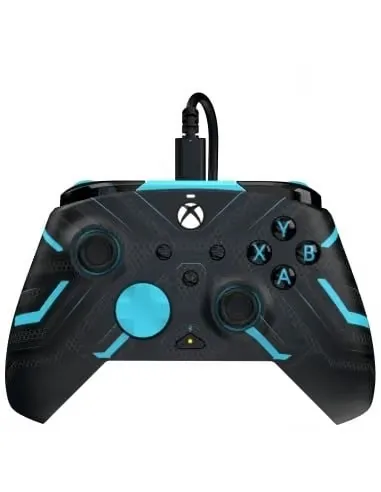 PDP Gaming Rematch trådbunden handkontroll Titan Steel GLOW Xbox
