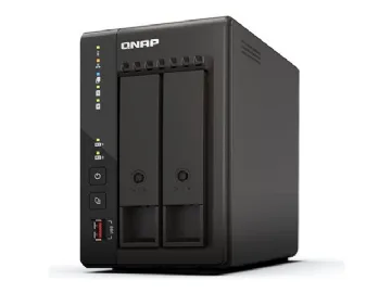 QVP-21C NAS- & lagringsservrar Lagringsserver Tower Intel® Celeron® J6412 8 GB DDR4 0 TB QVR Pro Svart