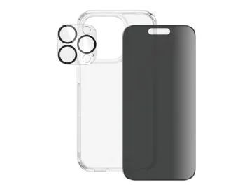 PanzerGlass Privacy 3-i-1-förpackning iPhone 2023 6.1 Pro