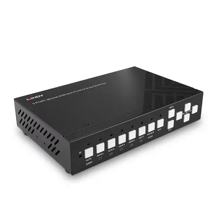 Lindy 32330 KVM-switch, 5 portar, 4 x HDMI, USB typ C