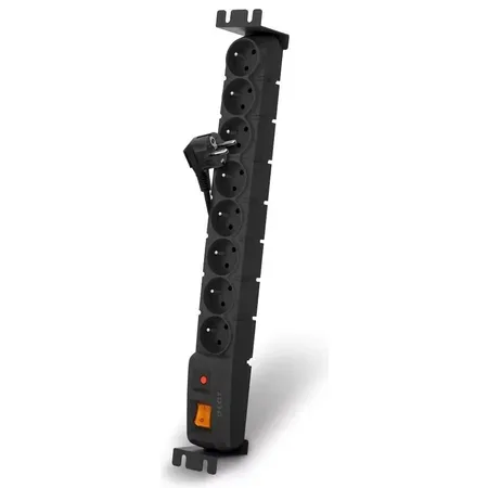 HSK DATA acar S8 FA RACK Sort 8 AC stikkontakt(er) 230 V 3 m
