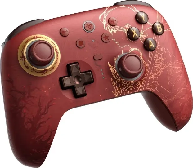 8Bitdo Ultimate 2 trådlös spelkontroll, Wuchang Edition, röd