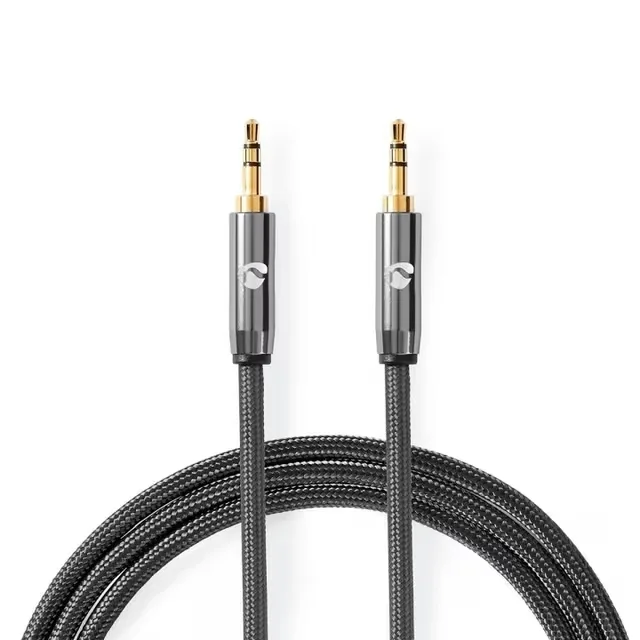 Nedis CATB22000GY20, 3,5 mm, Handkontakt, 3,5 mm, Handkontakt