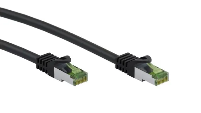 Goobay CAT 8.1 patchkabel, S/FTP (PiMF), svart, 5 m