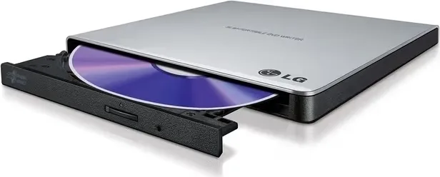 LG GP57ES40 extern DVD-brännare, svart/silver