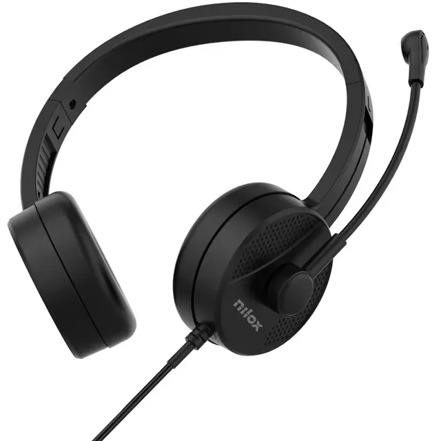 Nilox headset med mikrofon USB-A