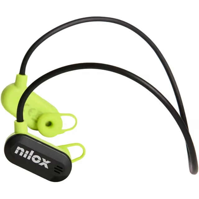 Nilox sporthörlurar Air Conduction ENC Airtunes svart/lime