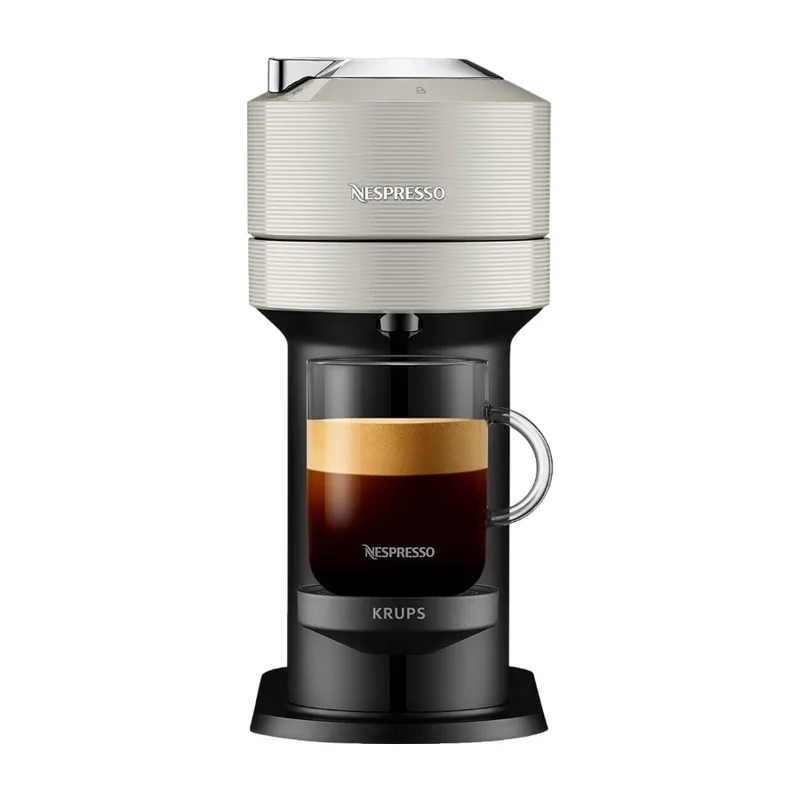 Nespresso Vertuo Next kapselmaskin By Krups, ljusgrå