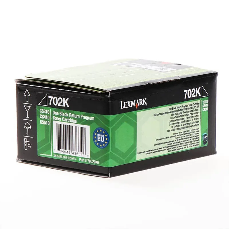 Lexmark 702K svart