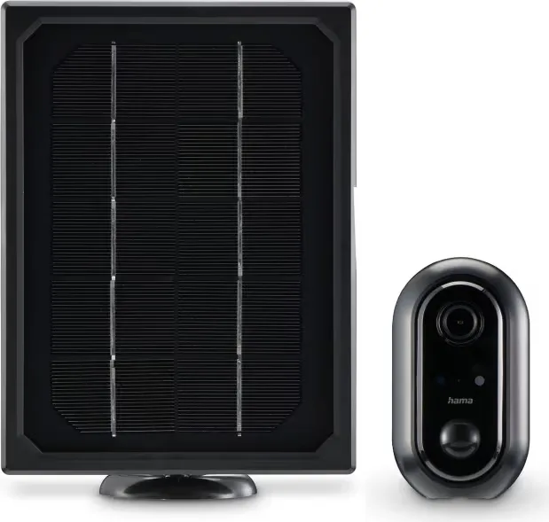 Hama Smart Övervakningskamera Utomhus Solenergi Svart