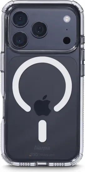 Hama Mobilskal Extreme Protect iPhone 17 Pro MagCase Transparent