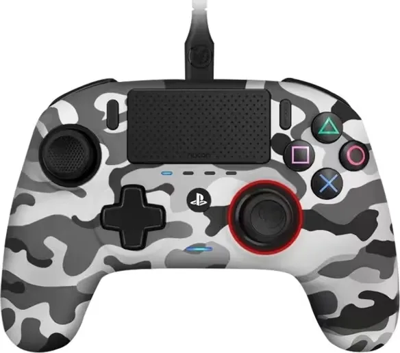 Nacon Revolution Unlimited Pro trådlös handkontroll, Camo Grey (PS4)
