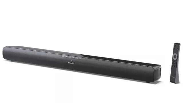 Sharp HT-SB100 soundbar-högtalare Svart 2.0 kanaler 75 W