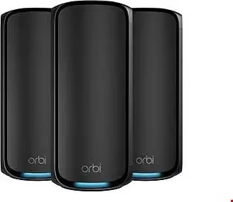 NETGEAR Orbi 970 Series RBE973SB Wi-Fi 7 mesh-system, 3-pack, svart