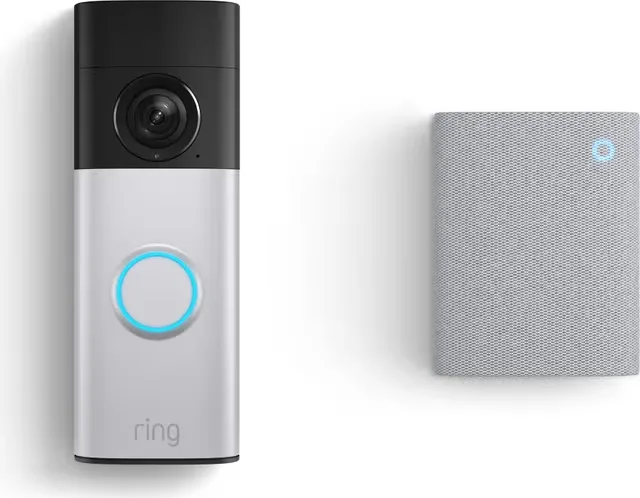 Ring Battery Video Doorbell Plus Retinal 2K & Chime ringklockset