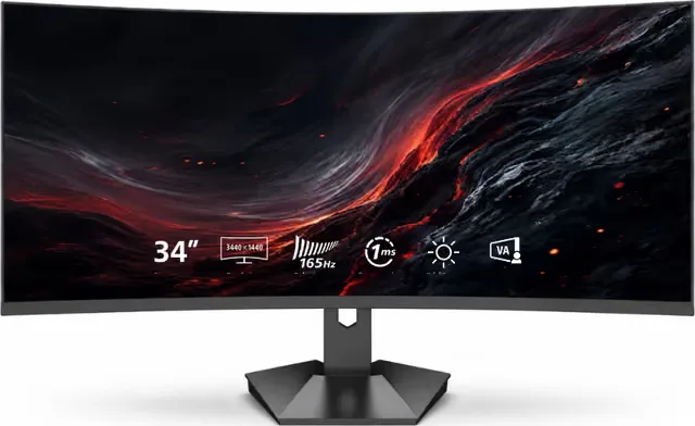 Casper 34" QHD/VA/165Hz/1ms skärm