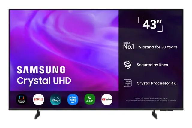 Samsung 43" U7025H Crystal UHD 4K Smart-TV (2026)