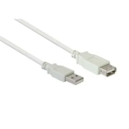 Alcasa 2511-OF2 USB-kabel USB 2.0 1,8 m USB A vit