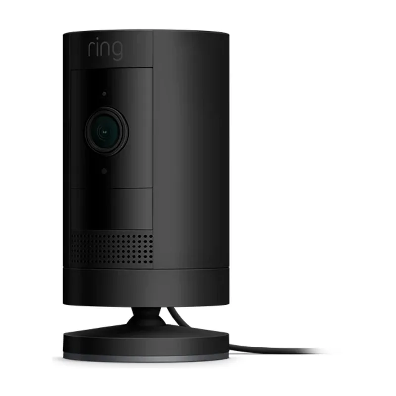 Ring Stick Up Cam Plugin övervakningskamera, svart