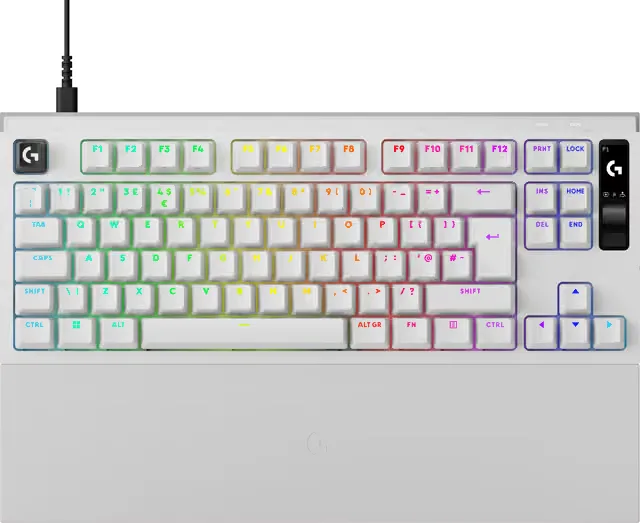 Logitech G PRO X 2 Rapid gamingtangentbord (vit)