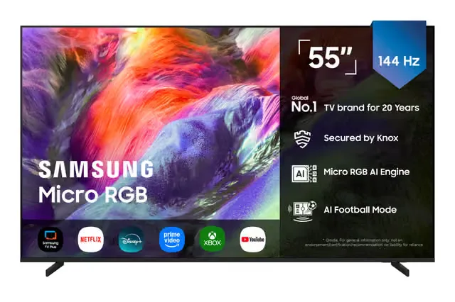 Samsung 55" R87H Micro RGB 4K Smart-TV (2026)