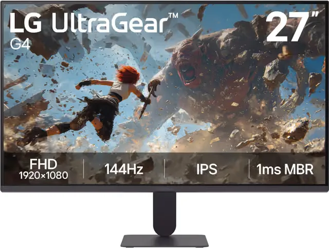LG UltraGear 27G411B 27" Full HD IPS gamingskärm, 144 Hz
