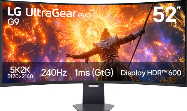 LG UltraGear evo 52G930B 52" WUHD gamingskärm