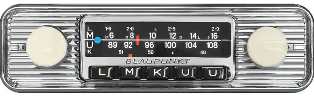 Blaupunkt Frankfurt Stereo Classic Retro bilradio med DAB+, Bluetooth och USB