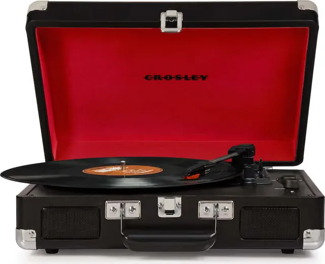 Crosley Cruiser Plus skivspelare tvåvägs Bluetooth (svart)
