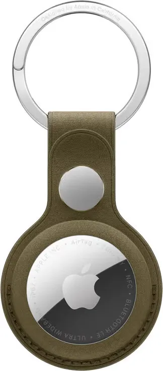 Apple FineWoven nyckelring för Apple AirTag (dark olive)