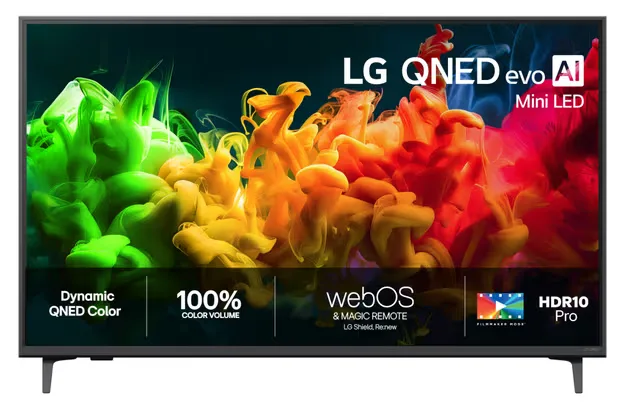 LG 43" QNED 80 evo 4K Mini LED TV (2026)