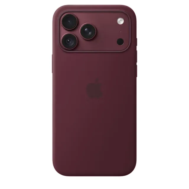 Apple iPhone 18 Pro Max Silicone skal med MagSafe (burgundy)
