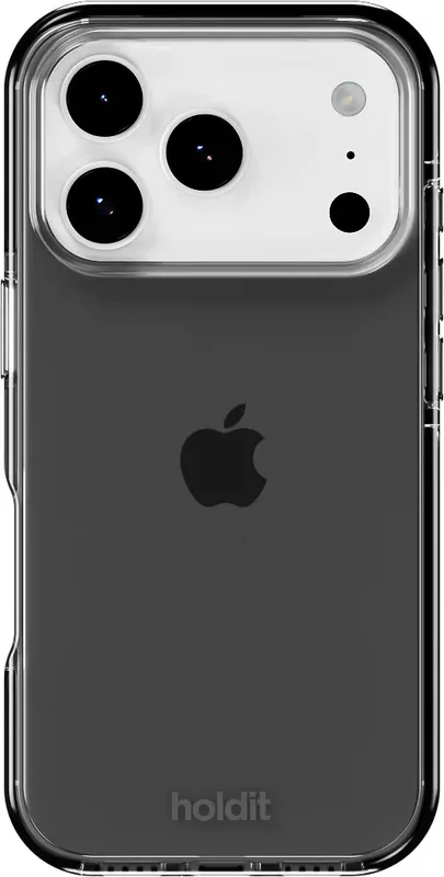 HOLDIT Seethru iPhone 17 Pro fodral (svart)