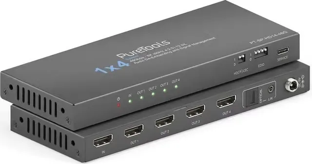 PureLink PureTools PT-SP-HD14-48G HDMI 2.1 splitter 1x4 8K