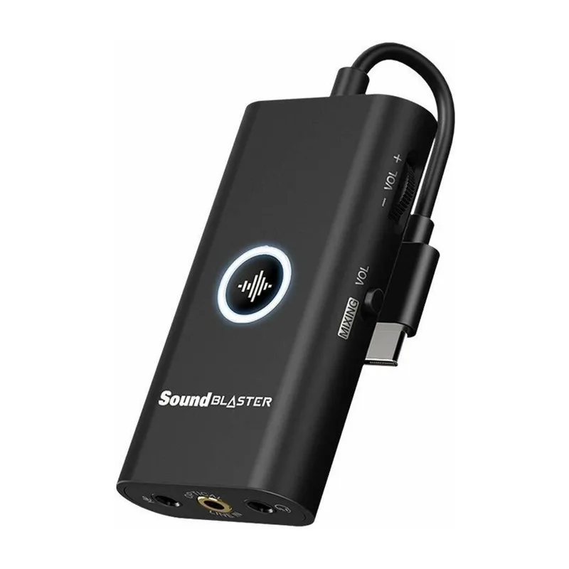 Creative Sound Blaster G3 bärbart externt ljudkort (USB DAC)