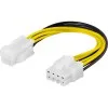 Deltaco adapterkabel 4-pin ATX12V till 8-pin EPS12V