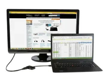 StarTech.com A/V-reseadapter: 2-i-1 Mini DisplayPort till HDMI eller VGA-konverterare
