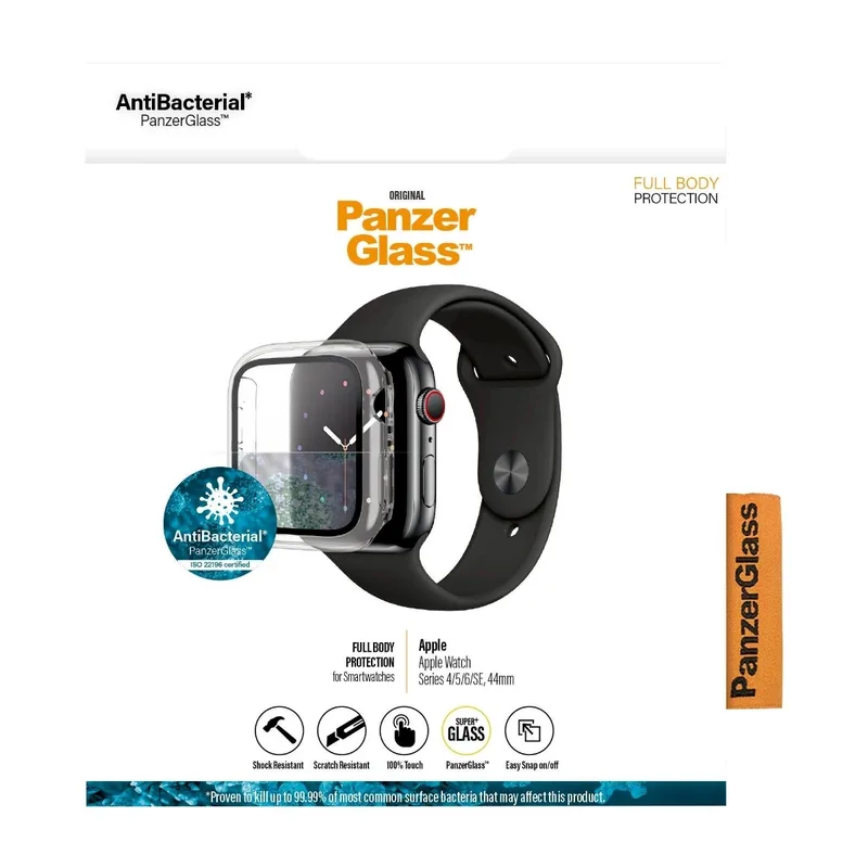 PanzerGlass 360Applewatch 4/5/6 /SE 44 mm, genomskinlig