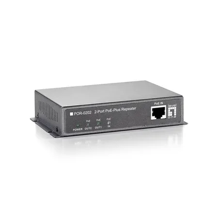 LevelOne POR-0202 repeater 3 portar PoE