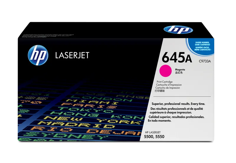 HP 645A Magenta, Color LaserJet 5500/5550, 12000 sidor