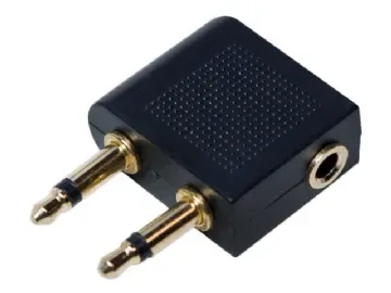 LogiLink Fly-audioadapter mono-ministik (han) til mini-telefonstereo 3,5 mm (hun)